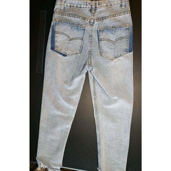 Light Wash Jeans Denim Unique Size 8 - Picture 6 of 10